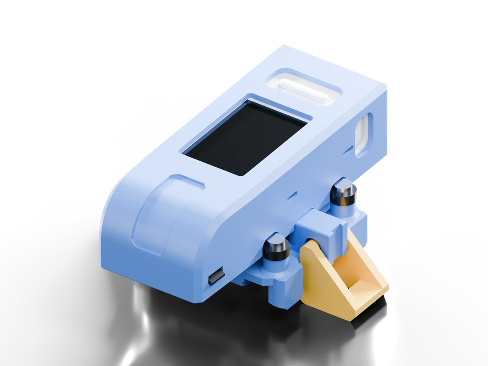 Compact QRE1113 v102 sensor with Top Mount v2 and an intact M5StickS3